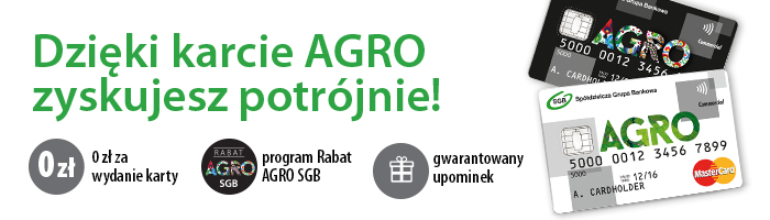 SGB AGRO karty promo baner 700x200